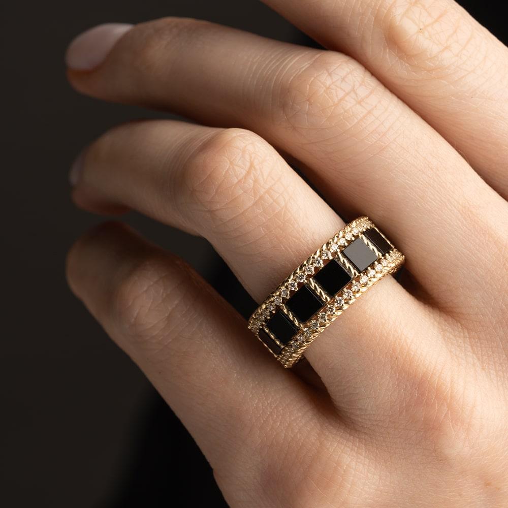 Кольцо из желтого золота 931828Б