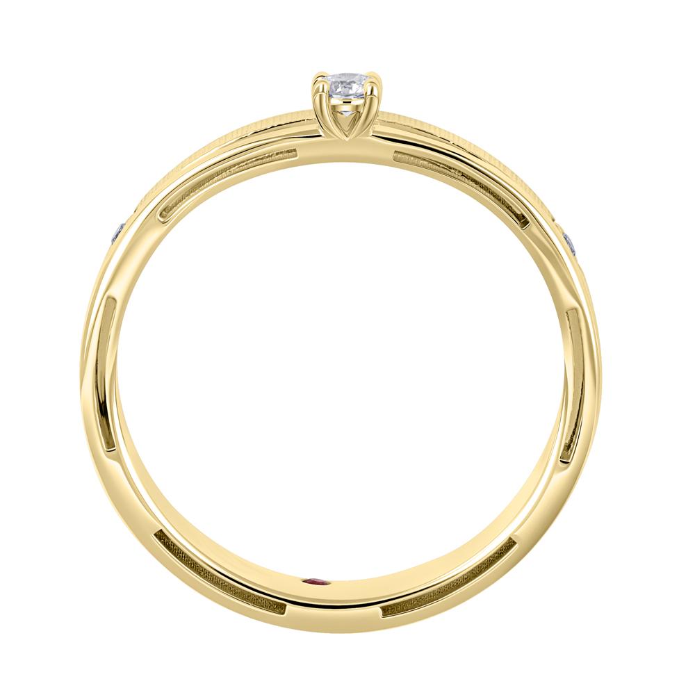 Обручальное кольцо с бриллиантами 9311008Б