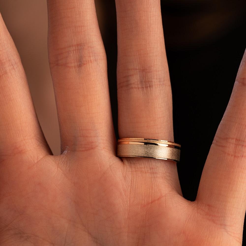 Обручальное кольцо из золота (синтеринг) 430-000-424