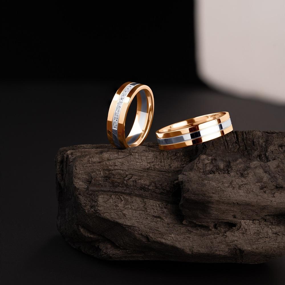 Обручальное кольцо из золота (синтеринг) 450-000-993