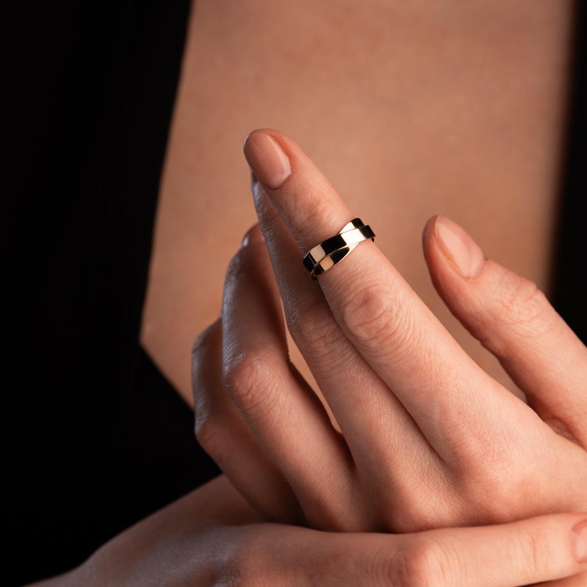 Обручальное кольцо из золота (синтеринг) 730-000-218