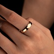 Обручальное кольцо из красного золота 200-000-415