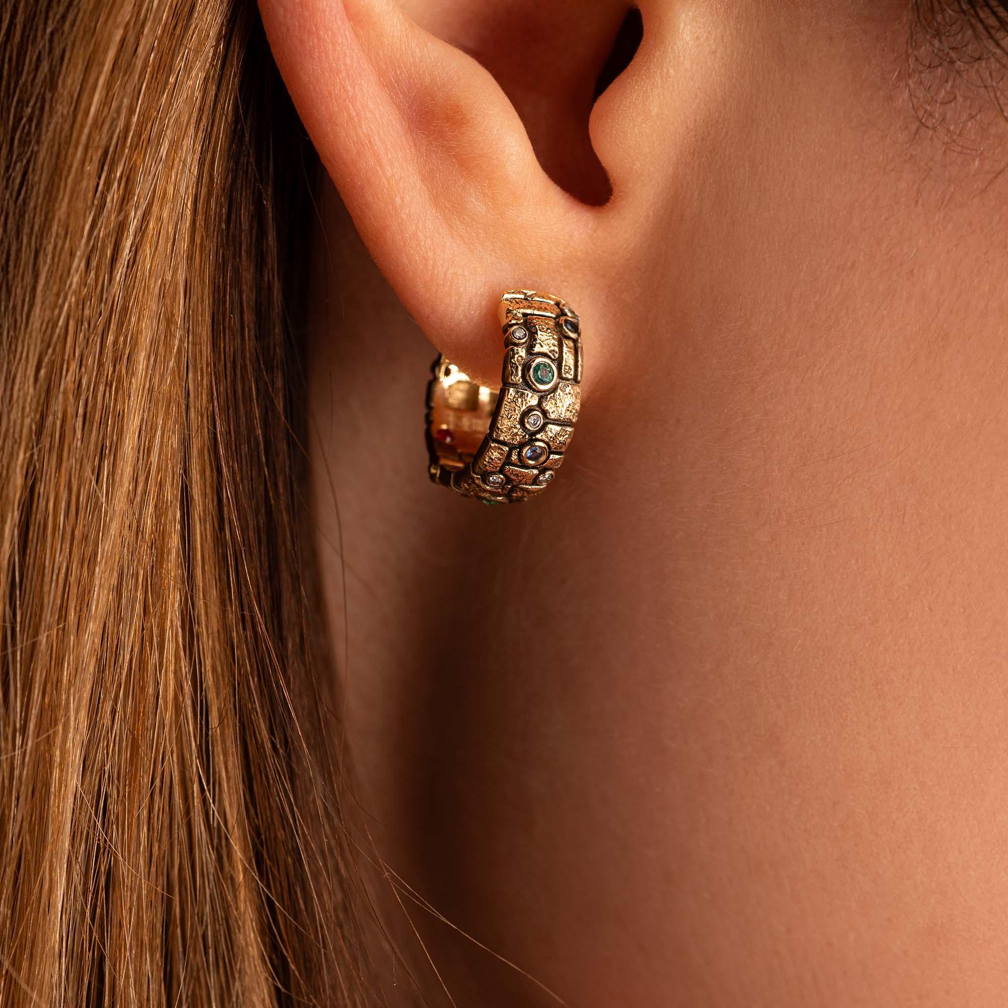 Серьги из желтого золота 9321070К
