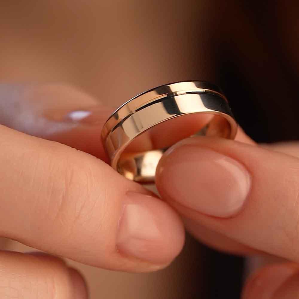 Обручальное кольцо из золота (синтеринг) 430-000-331