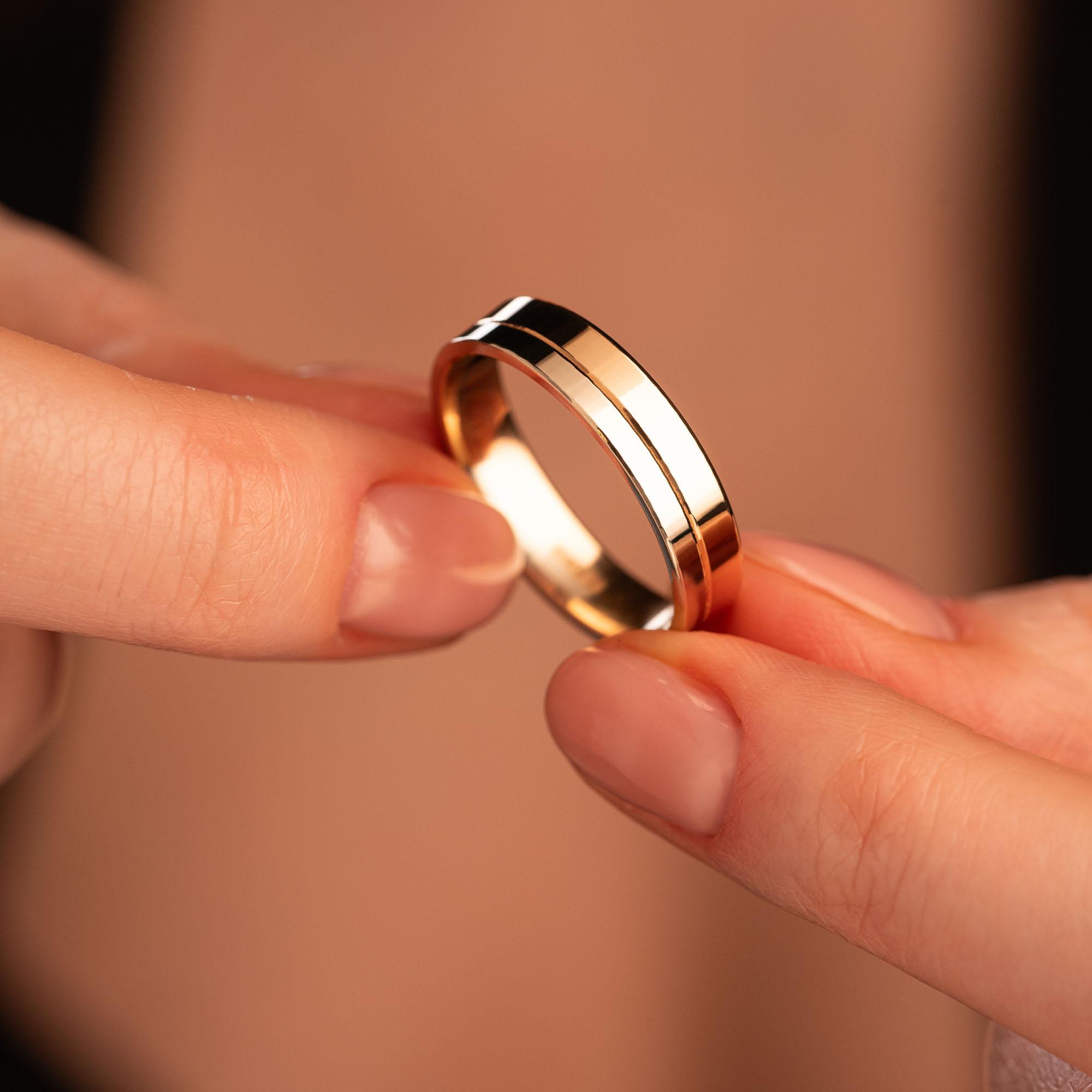 Обручальное кольцо из золота (синтеринг) 430-000-860