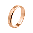 Обручальное кольцо из красного золота 200-000-465