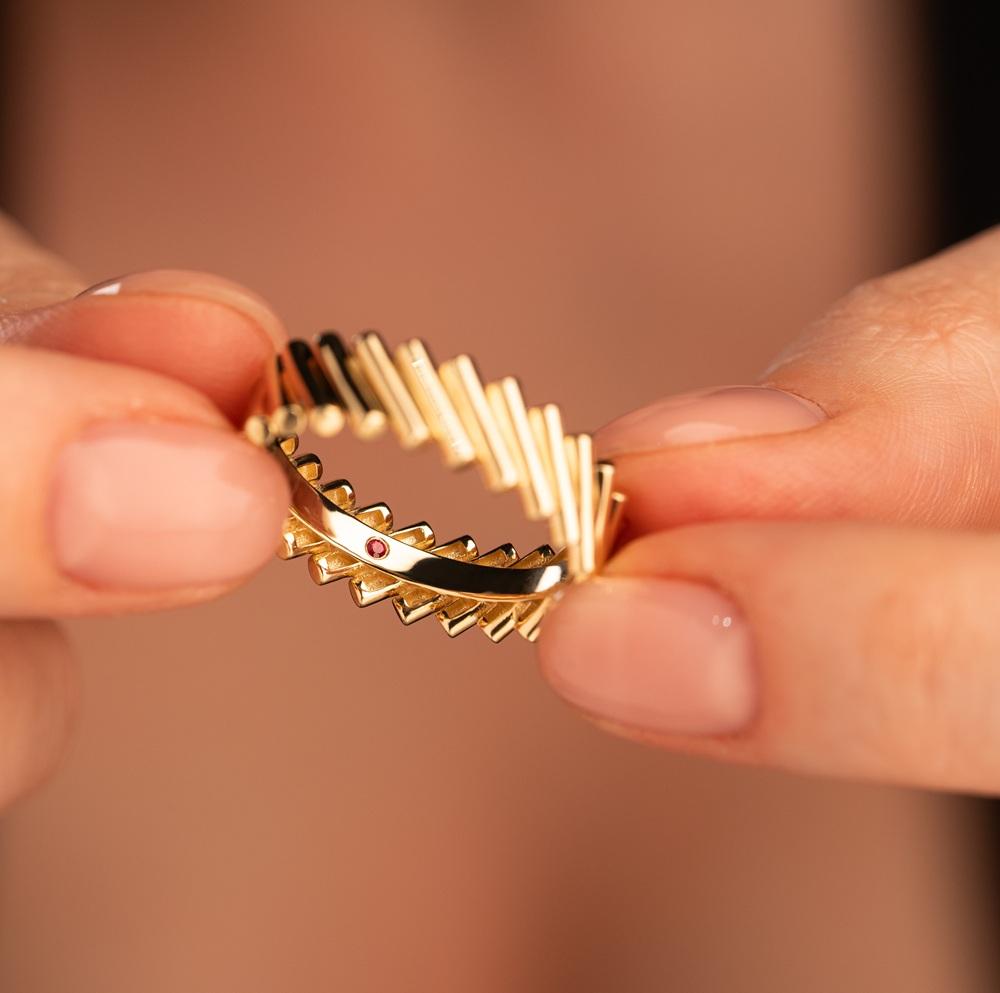 Кольцо из желтого золота 931948