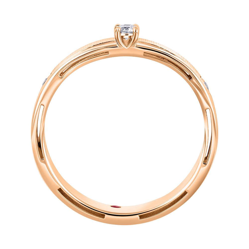 Обручальное кольцо с бриллиантами 9111008Б