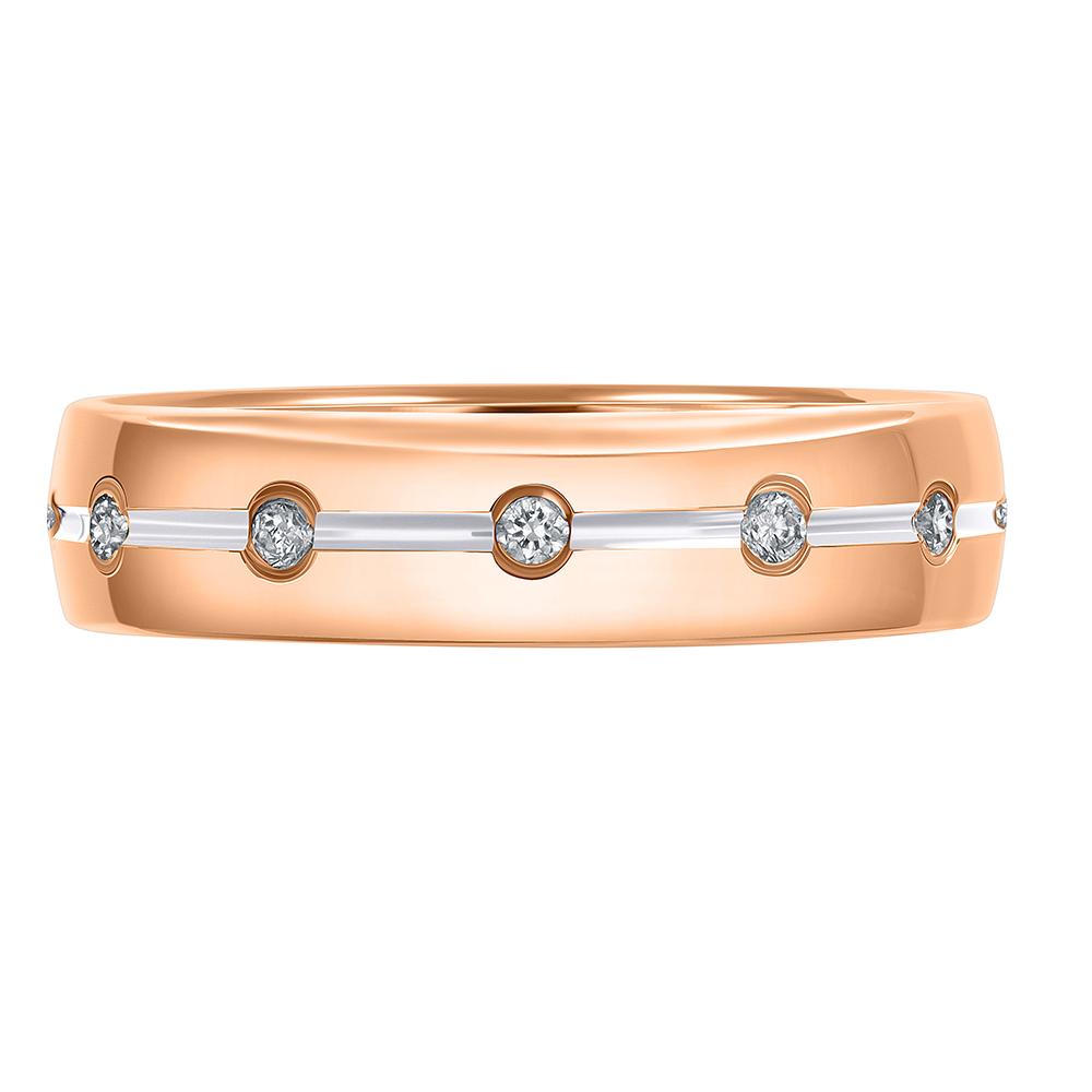 Обручальное кольцо с бриллиантами 452-120-879