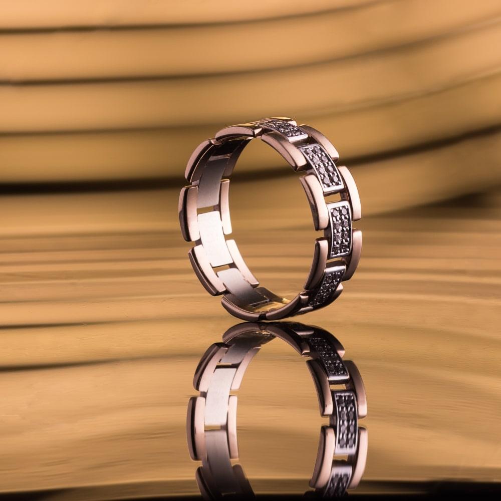 Кольцо из золота с бриллиантами 911330Б