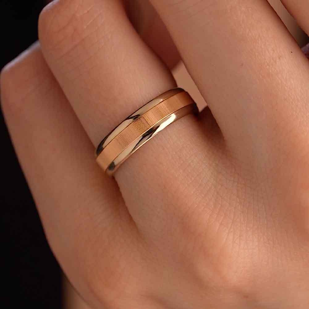 Обручальное кольцо из золота (синтеринг) 480-000-975