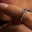 Помолвочное кольцо с сапфиром 921597С