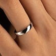 Обручальное кольцо из белого золота 210-000-640