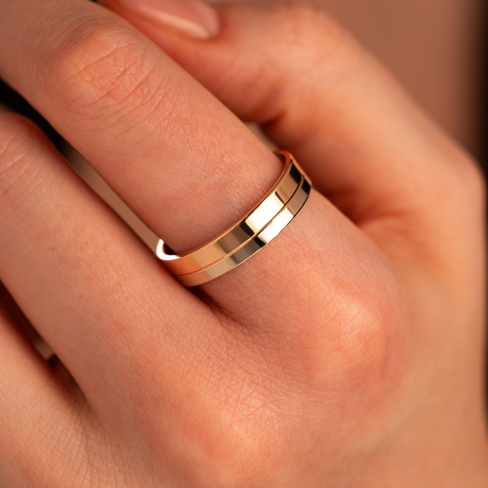 Обручальное кольцо из золота (синтеринг) 430-000-860