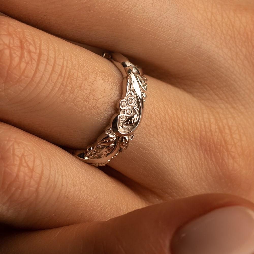 Кольцо из золота с бриллиантами 921667Б