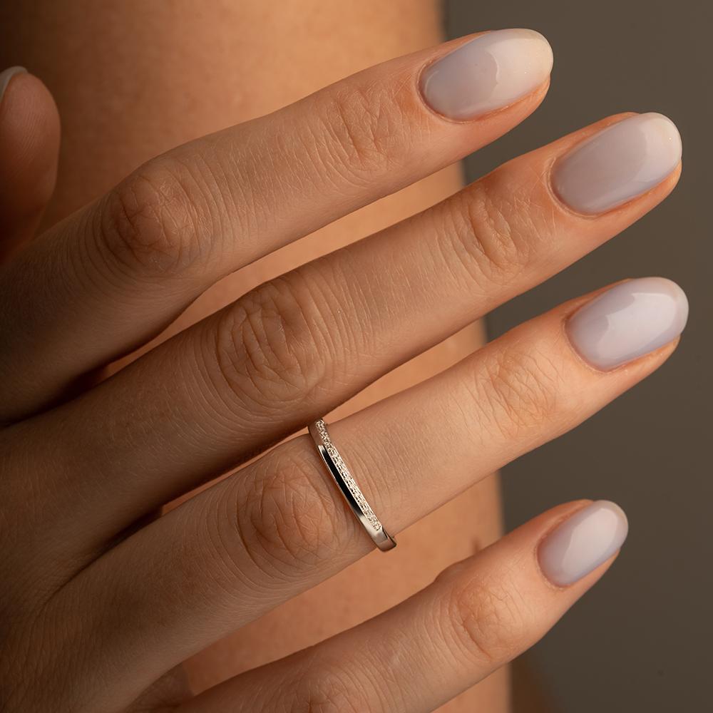 Кольцо из белого золота 585 пробы 921732Б