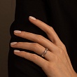 Обручальное кольцо с бриллиантами 921674Б