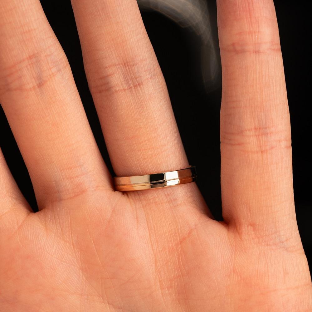 Обручальное кольцо с бриллиантами 432-090-318