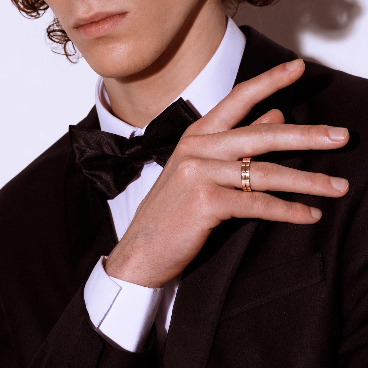 Обручальное кольцо из красного золота 700-000-225