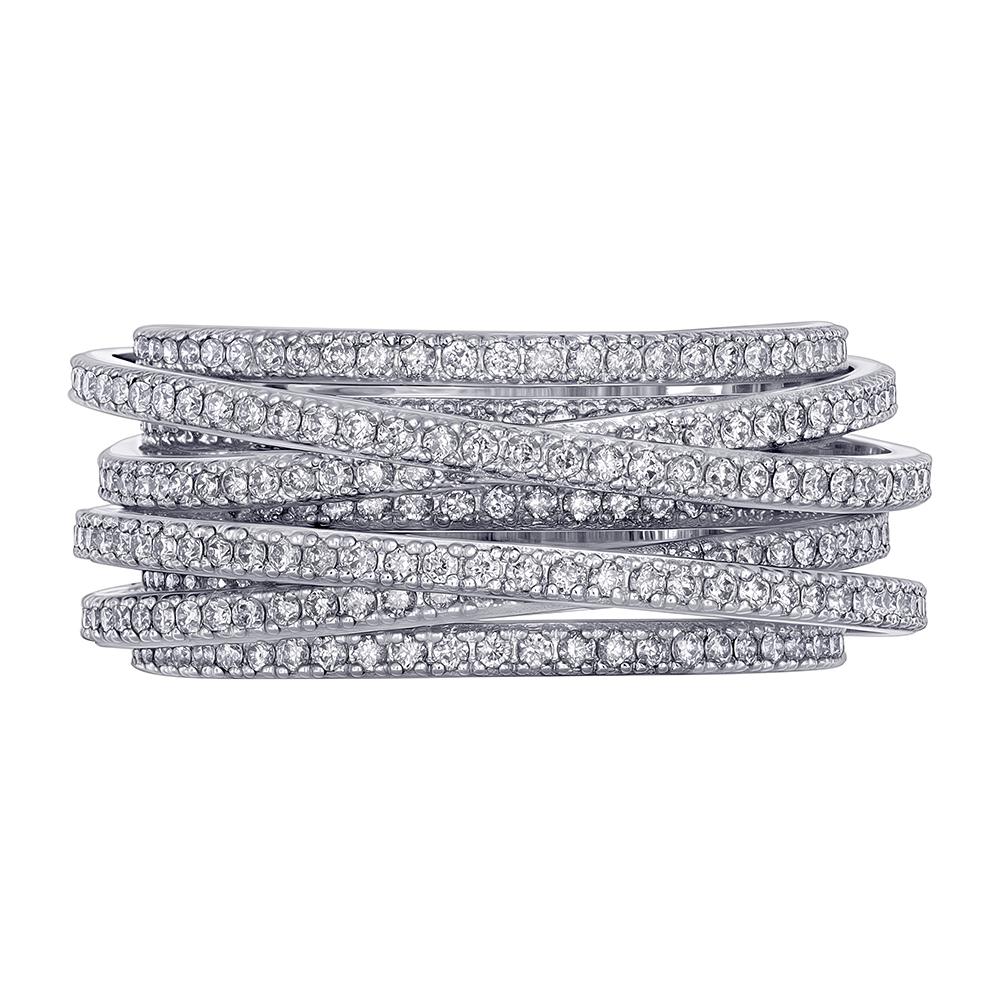 Кольцо из золота с бриллиантами 921257Б