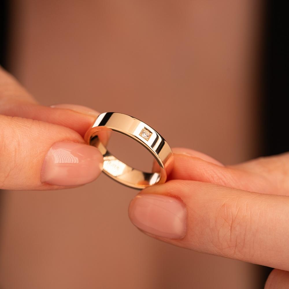 Кольцо с бриллиантом 202-010-327