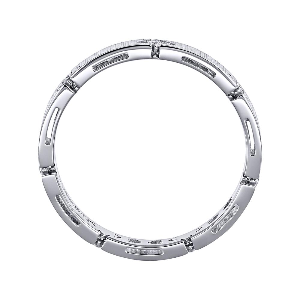 Кольцо из белого золота с бриллиантами 921944Б