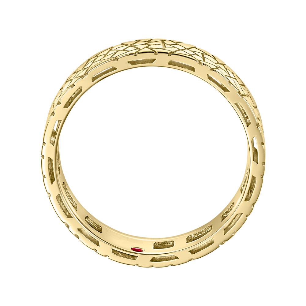 Кольцо из желтого золота с рубином 9311069