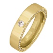 Обручальное кольцо с бриллиантом 222-910-350
