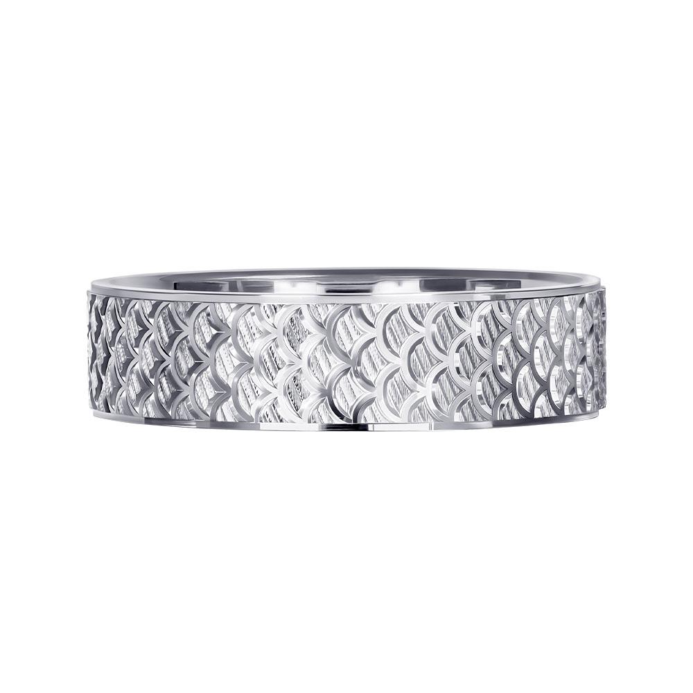 Обручальное кольцо из белого золота 510-000-168