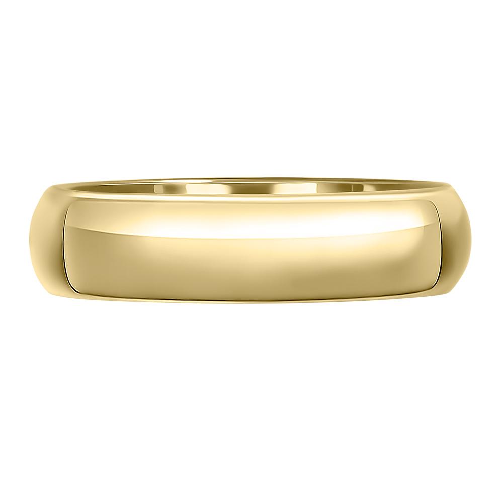 Обручальное кольцо из желтого золота 120-000-550