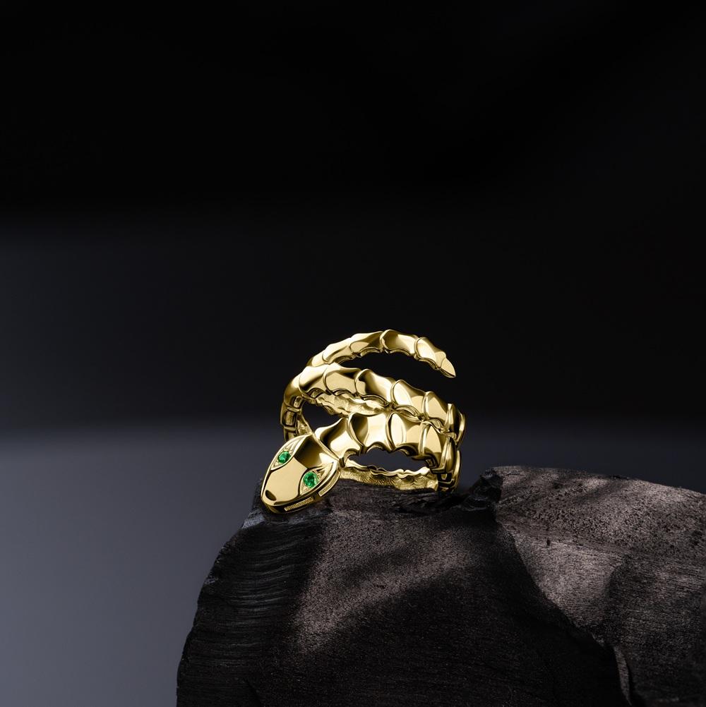 Кольцо с изумрудами 931794И