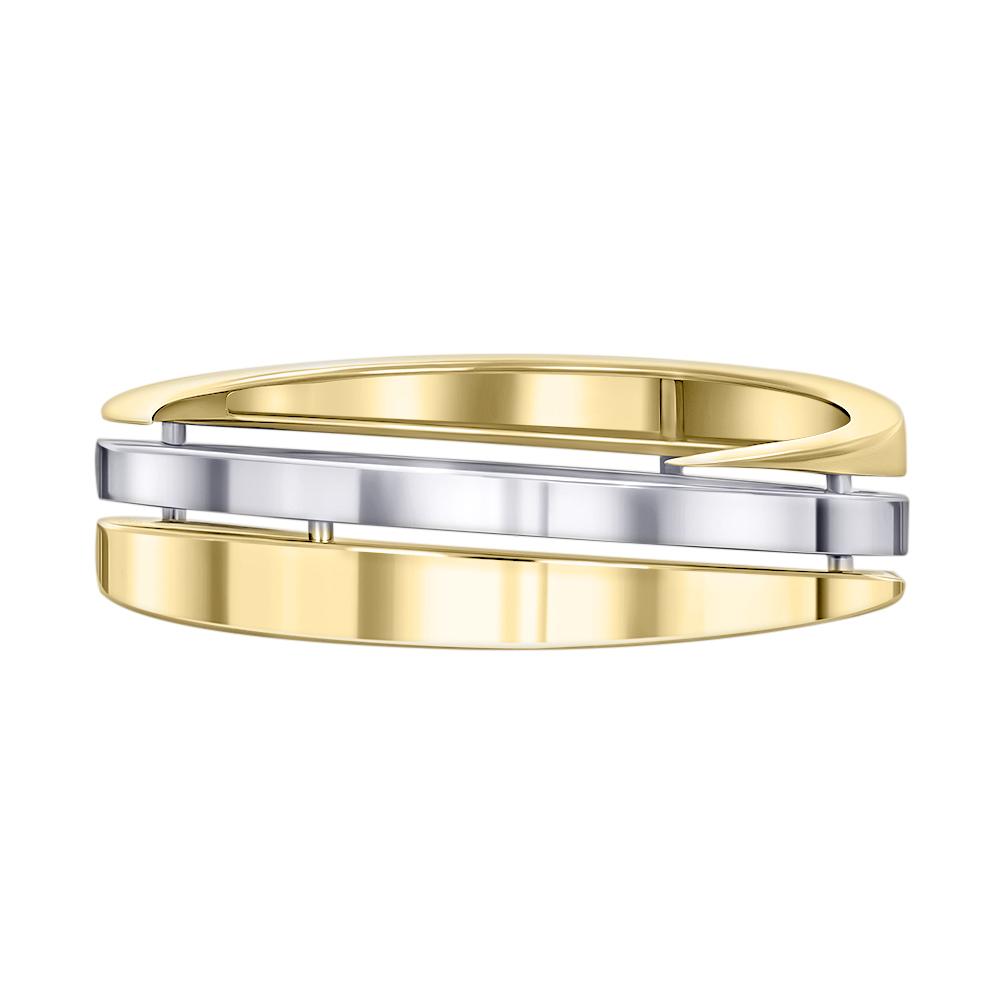 Кольцо из желтого и белого золота 931978