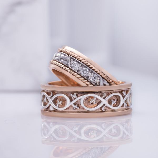 Кольцо из золота без вставок 911337