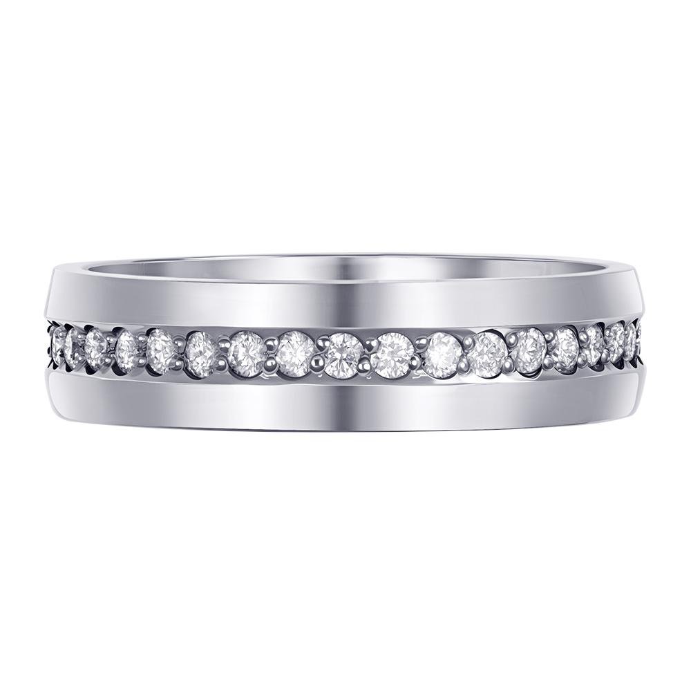 Обручальное кольцо с бриллиантами 212-460-352