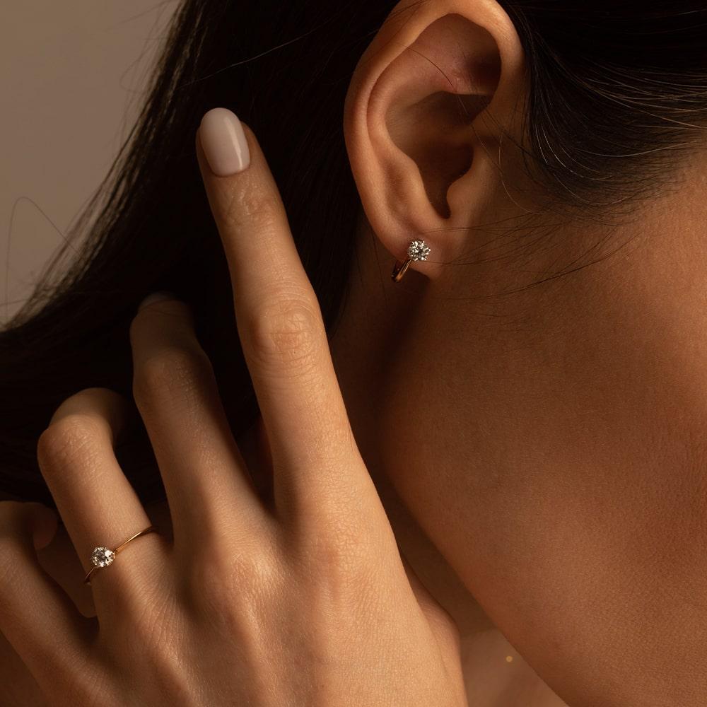 Серьги из золота 912050Б