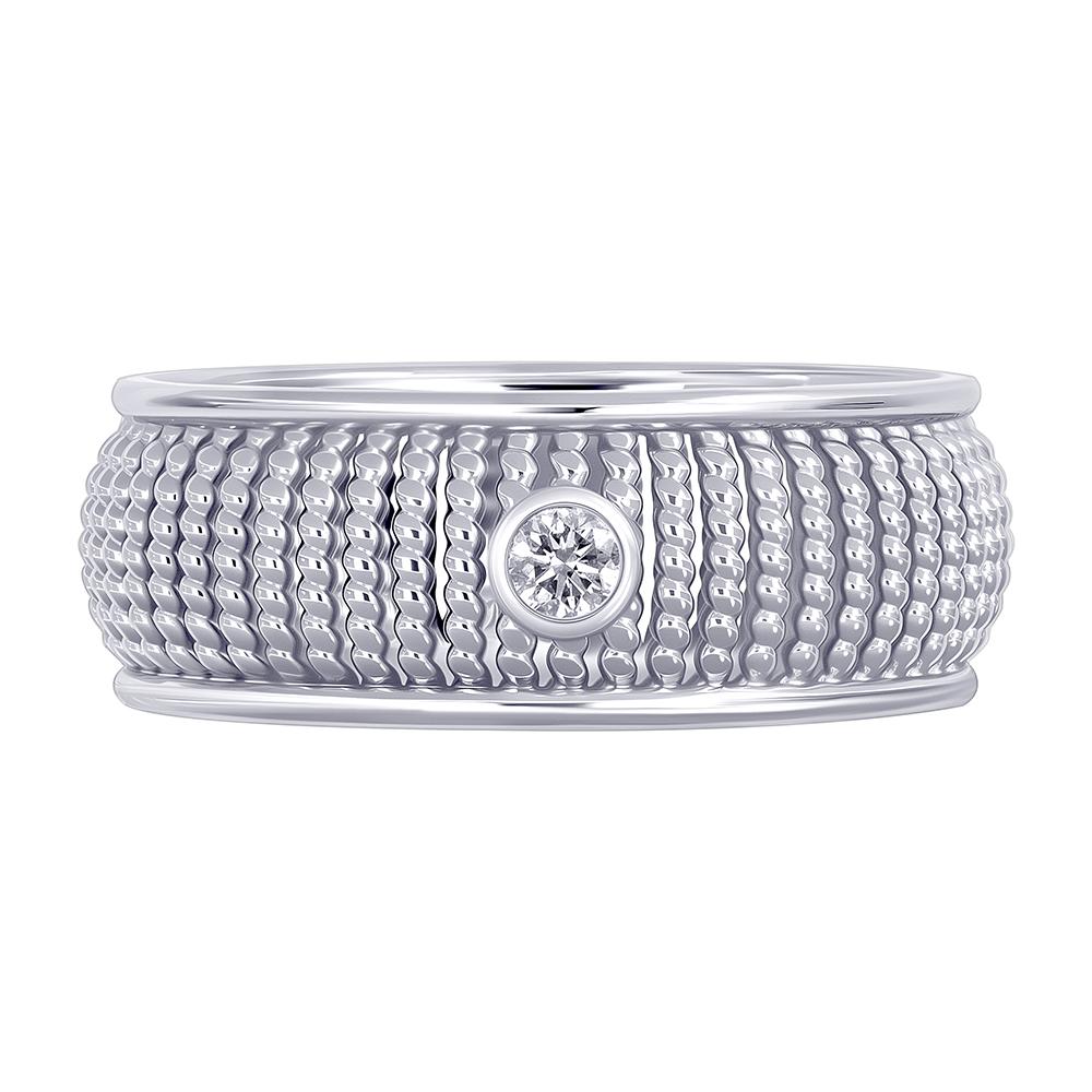 Кольцо из золота с бриллиантом 921407Б