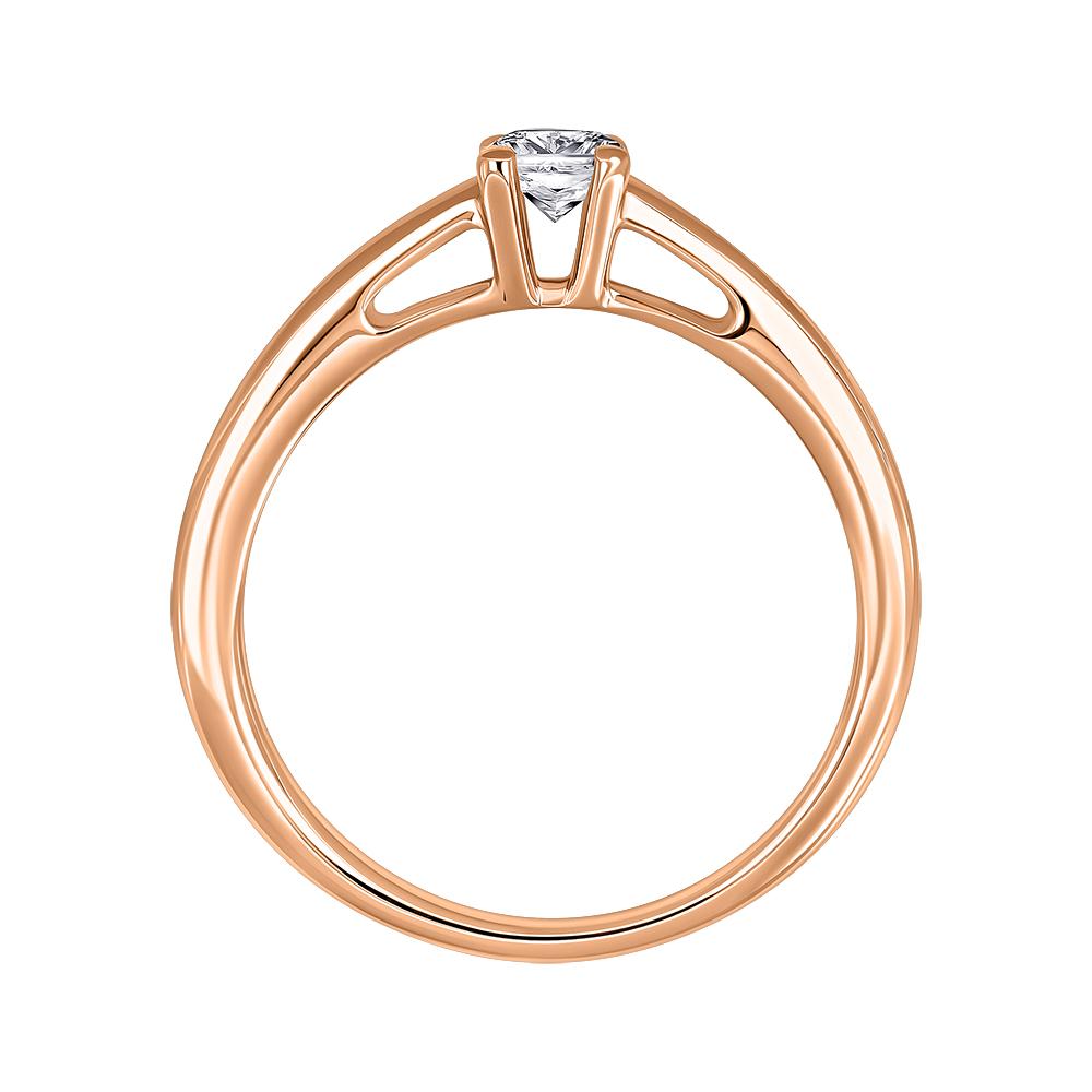 Кольцо из золота с бриллиантом 911214Б