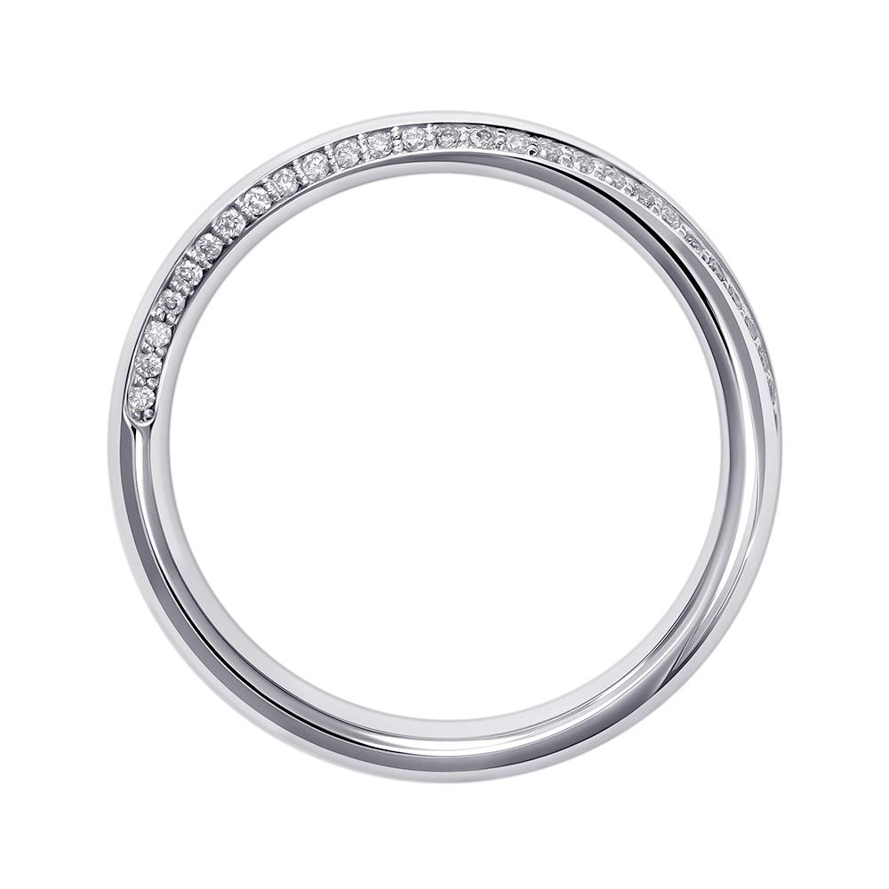 Кольцо из белого золота с бриллиантами 9211066Б