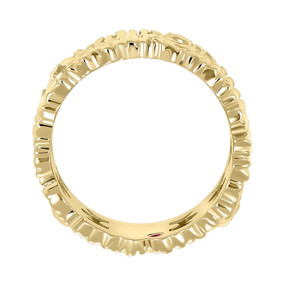 Кольцо из желтого золота с бриллиантами 9311068Б