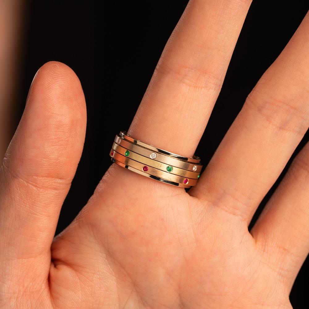 Обручальное кольцо антистресс 392-500-999