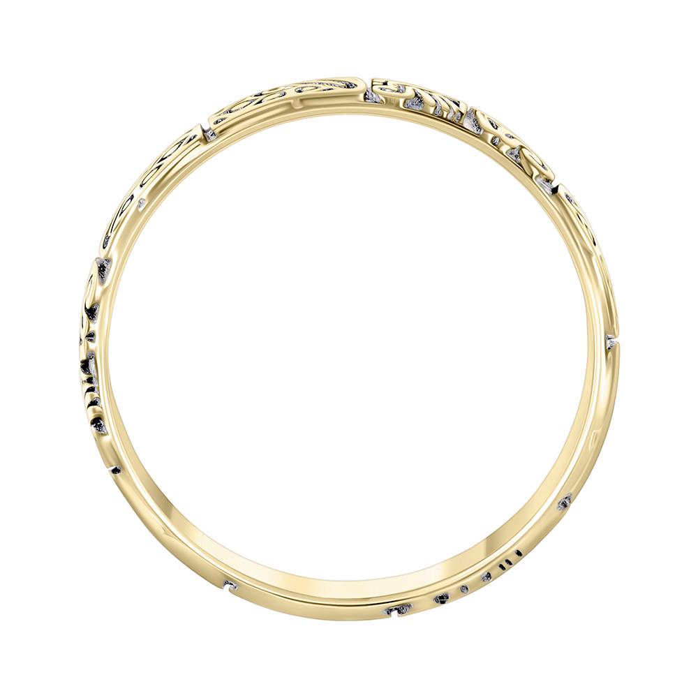 Обручальное кольцо из желтого золота 931959