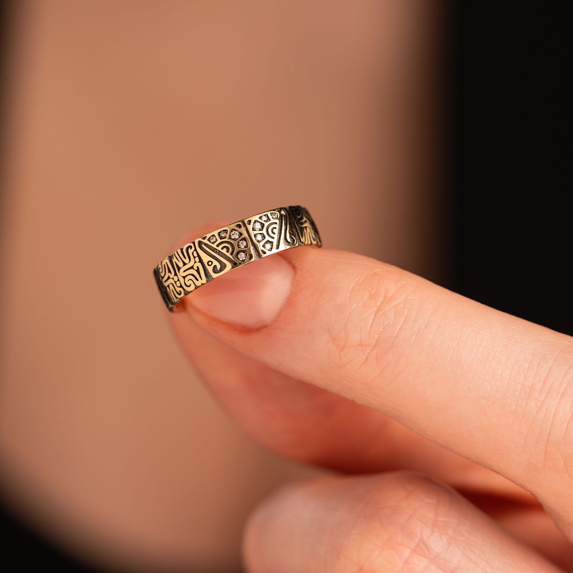 Обручальное кольцо из желтого золота 931959Б