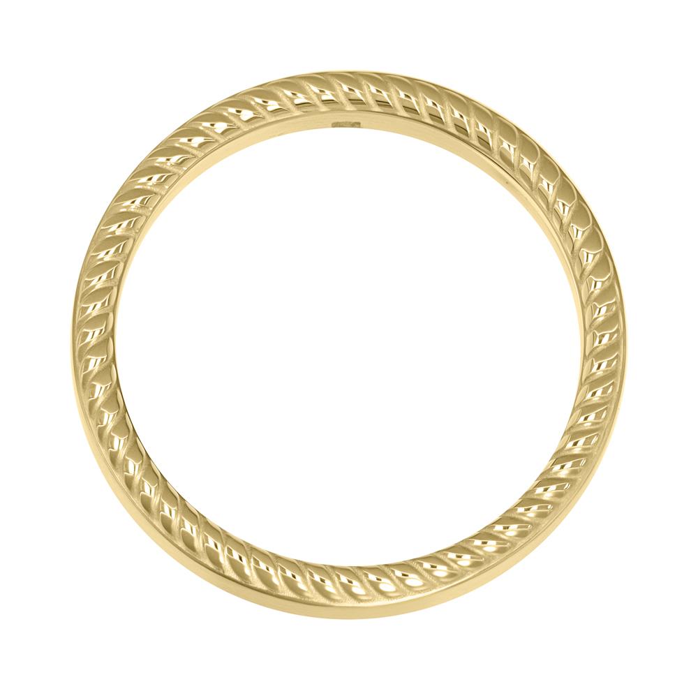 Элегантное кольцо из желтого золота с бриллиантом 931960Б