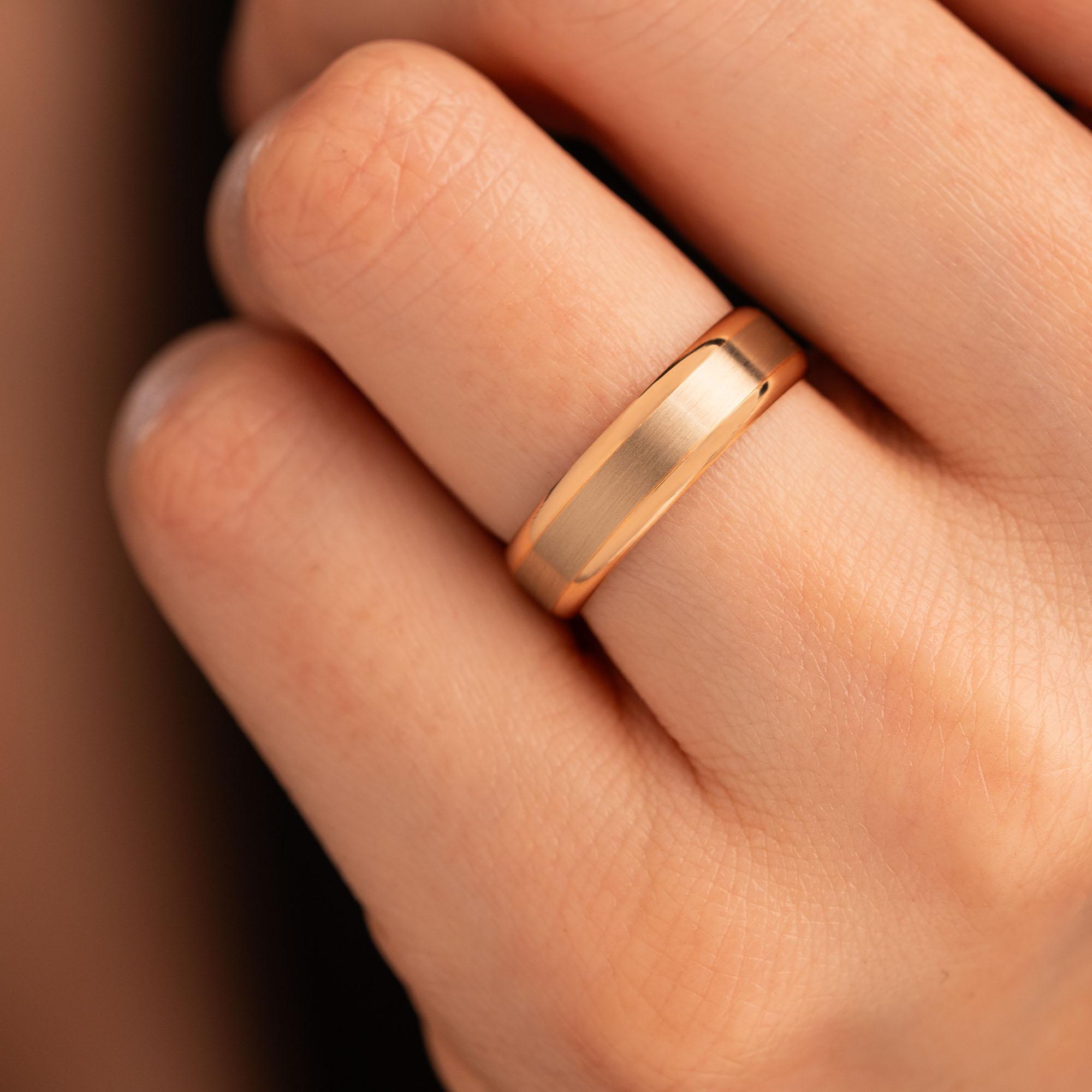 Обручальное кольцо из золота (синтеринг) 450-000-974