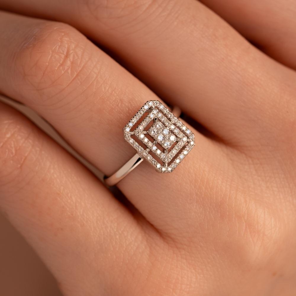 Кольцо с бриллиантами 921998Б