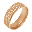 Обручальное кольцо из красного золота 500-000-010