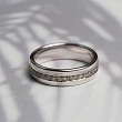 Обручальное кольцо с бриллиантом 212-360-351