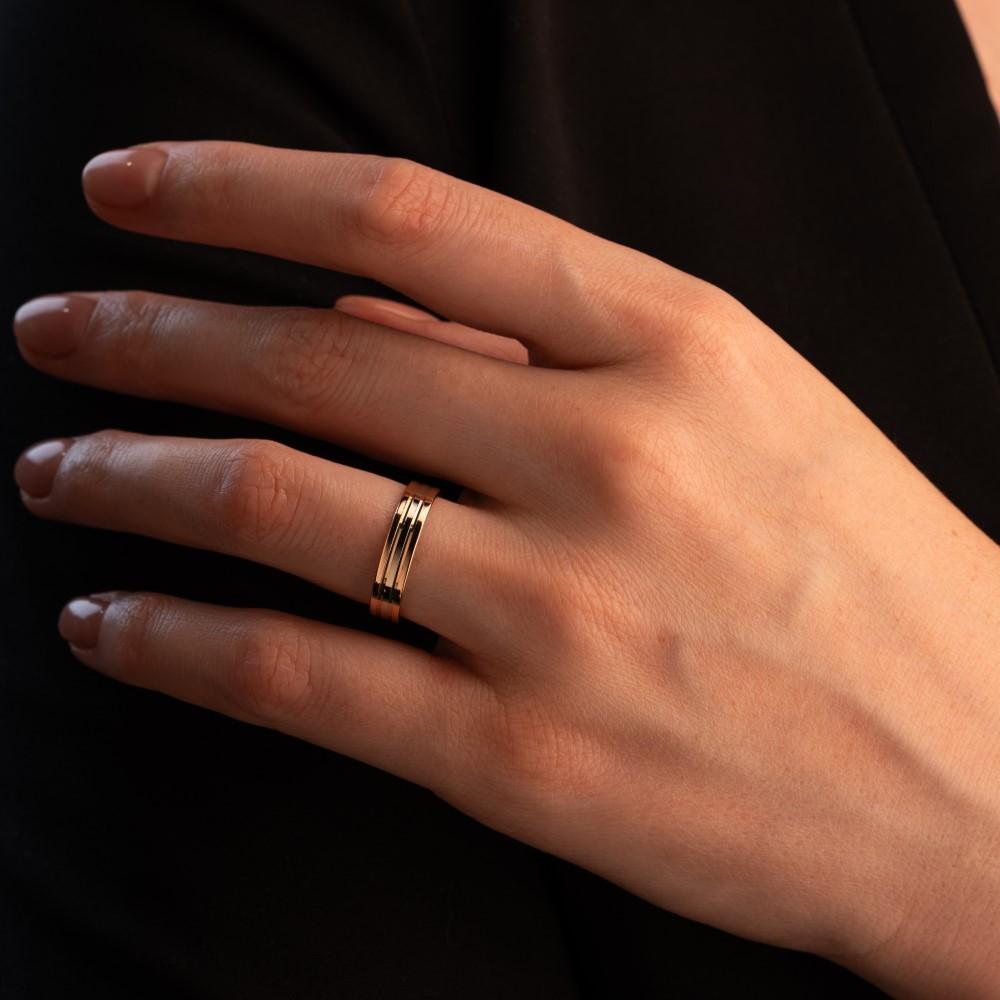 Обручальное кольцо из золота (синтеринг) 450-000-317