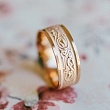 Обручальное кольцо из красного золота 500-000-021