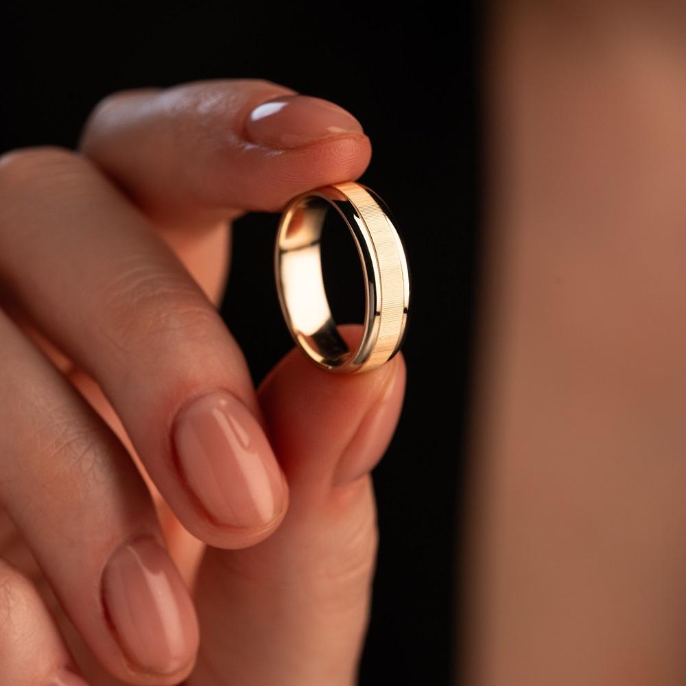 Обручальное кольцо из золота (синтеринг) 480-000-975